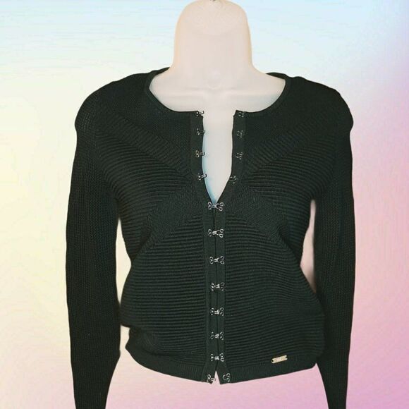GUESS Clasp Cardigan sz XS - Picture 1 of 3